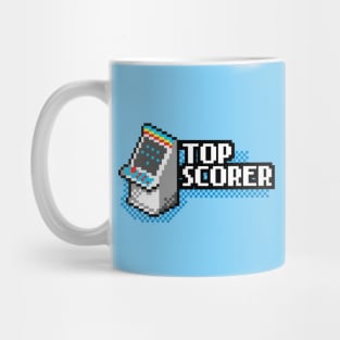 Pixel top scorer arcade Mug